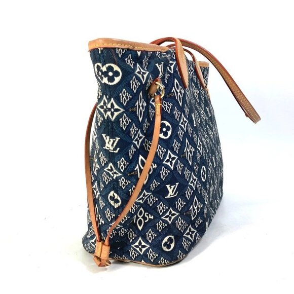 LOUIS VUITTON M57484 Monogram jacquard with pouch NeverfullMM SINCE1854 Tote Bag - Picture 3 of 16
